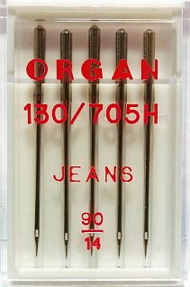 фото - Иглы Organ джинс №90 (5шт.)